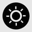 Kia EV6 digital mirror brightness adjustment icon
