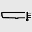 Kia EV6 digital mirror high temperature warning icon