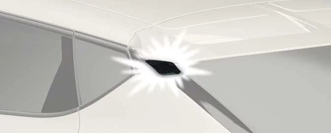 Kia EV6 body silhouette welcome lighting system