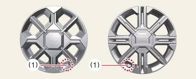 Kia EV6 valve stem alignment during hub cap installation