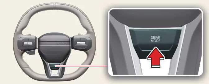 Kia EV6 GT-Line drive mode selector Type B control interface