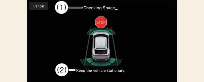 Kia EV6 Smart Exit space detection and surrounding area scan