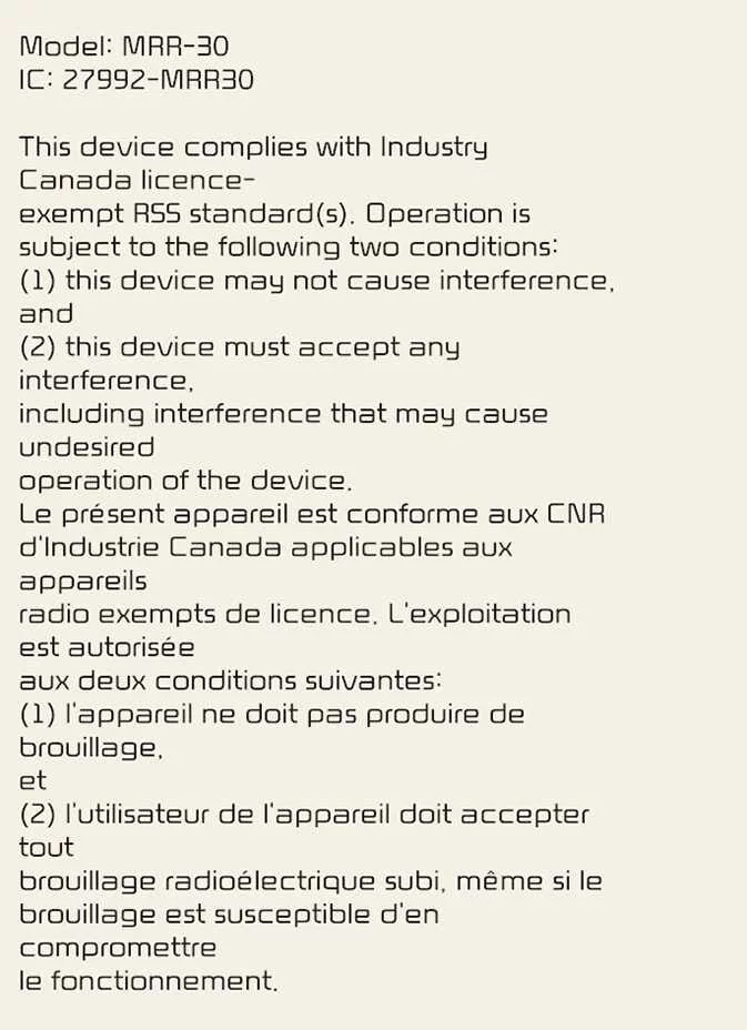 Kia EV6 front radar Canadian regulatory compliance information