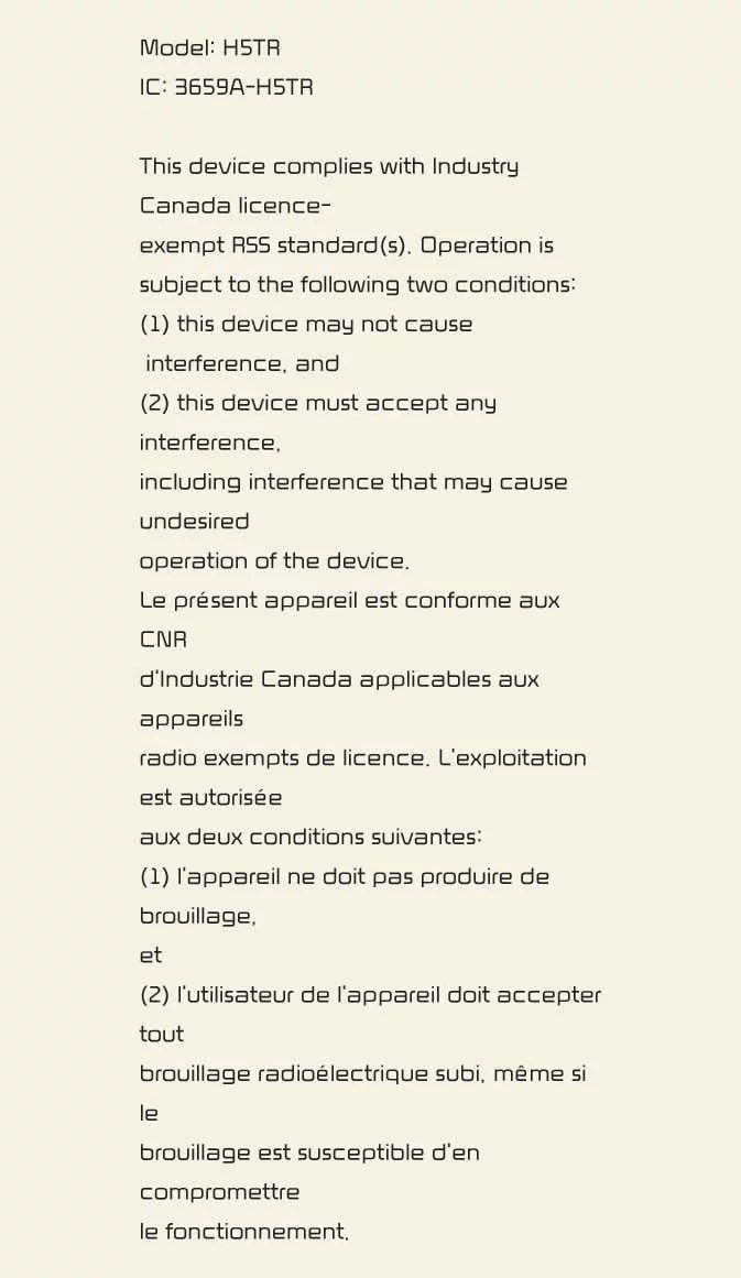 Kia EV6 front corner radar and rear corner radar Canadian compliance information
