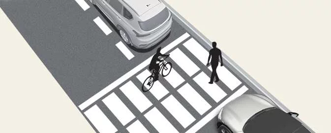 Kia EV6 Leading Vehicle Departure Alert limitation with pedestrian or cyclist between vehicles