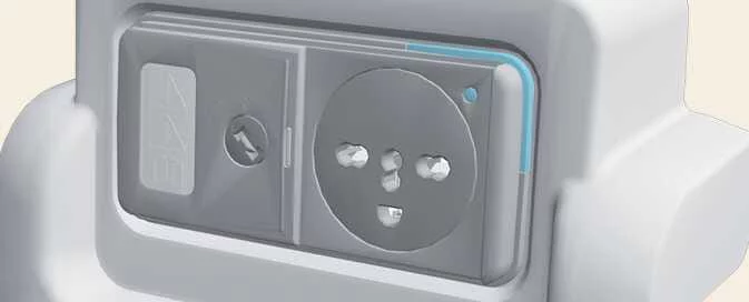 Kia EV6 V2L outlet status indicator colors