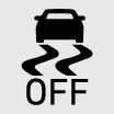 Kia EV6 ESC OFF mode indicator icon