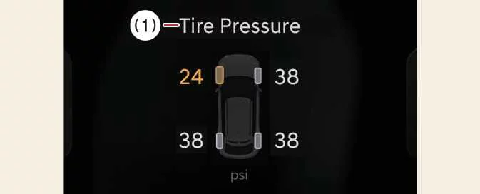 Kia EV6 Parking Safety settings menu display