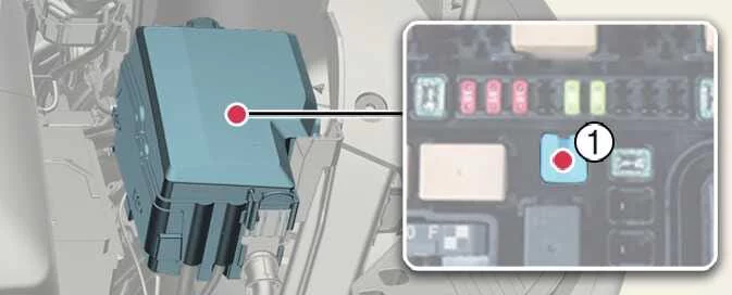 Kia EV6 fuse removal using factory fuse extraction tool