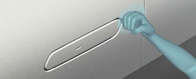 Removing ice buildup from Kia EV6 retractable exterior door handles