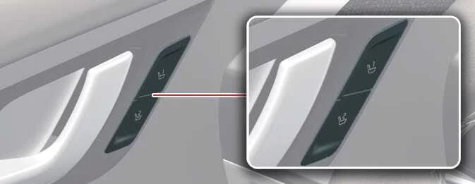 Kia EV6 integrated memory seat system controls and driver profile settings