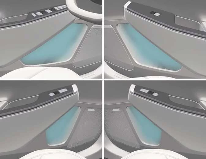 Kia EV6 customizable ambient interior lighting system