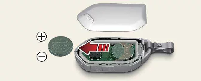 Replacing the smart key battery inside the Kia EV6 key fob