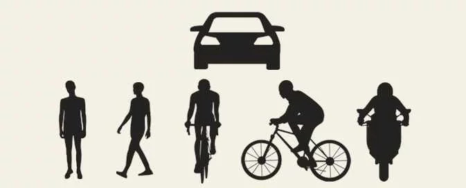Kia EV6 detectable objects and sensor recognition area for pedestrians cyclists motorcycles and vehicles
