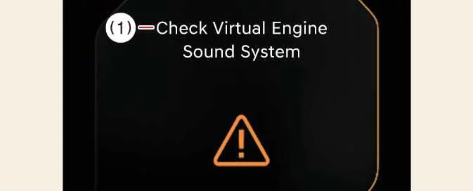 Kia EV6 virtual engine sound system warning display