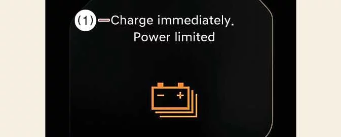 Kia EV6 charge immediately power limited warning message