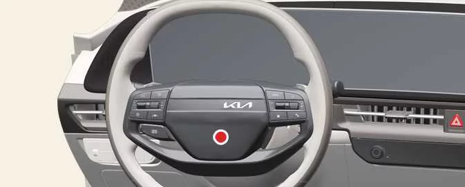 Kia EV6 driver front airbag deployment location