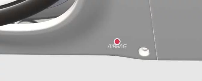 Kia EV6 driver knee airbag safety system