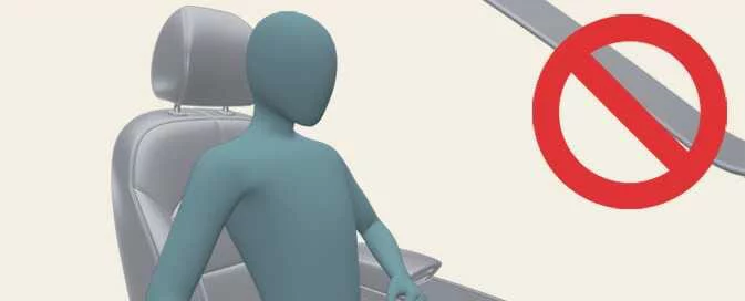 Incorrect leaning posture in Kia EV6 front passenger seat