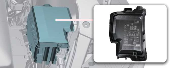 Kia EV6 Fuse/relay panel description image 48