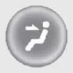 Kia EV6 face-level airflow mode icon
