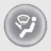 Kia EV6 floor and defrost airflow mode icon
