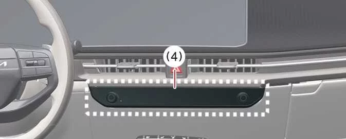 Kia EV6 rear wide view display during parking operation