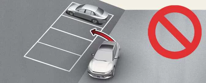 Kia EV6 parking on a sloped or curved parking surface
