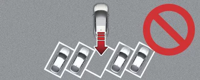 Kia EV6 positioned in a diagonal parking space