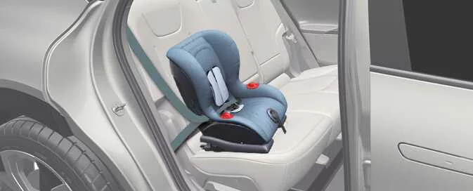 Kia EV6 child restraint automatic locking mode overview