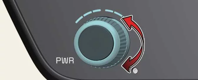 Kia EV6 temperature adjustment controls for automatic climate system