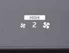 Kia EV6 high automatic airflow LCD display