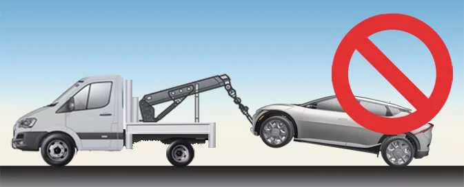 Kia EV6 wheel-lift towing method for emergency transport