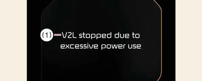 Kia EV6 excessive V2L power consumption warning