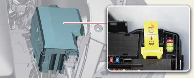 Kia EV6 high-voltage service interlock connector location