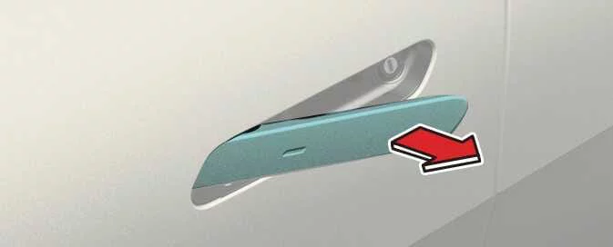 Kia EV6 exterior door handles extending during Approach Unlock operation