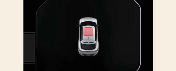 Kia EV6 sunroof open warning notification displayed on instrument cluster