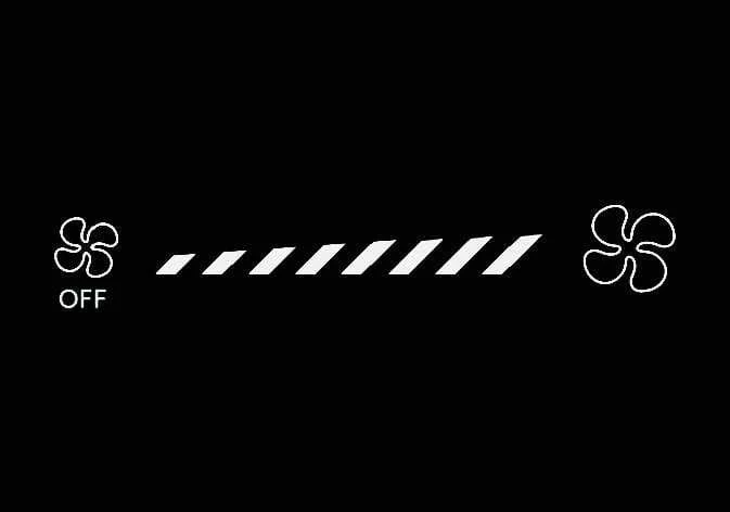 High airflow display icon