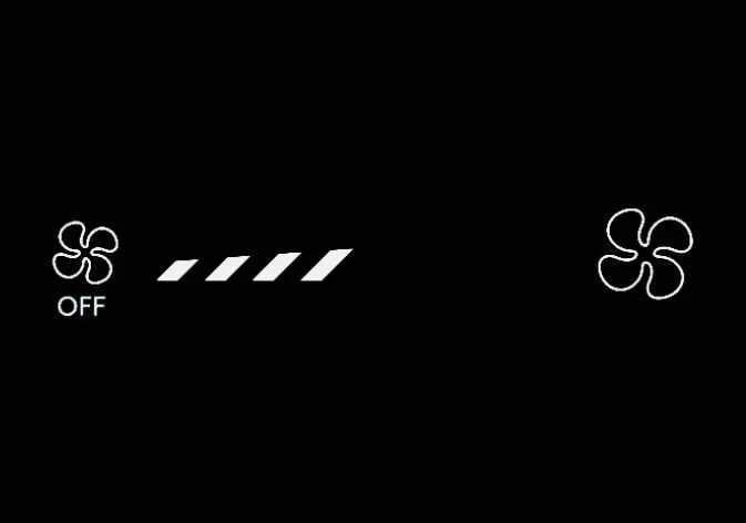 Low airflow display icon