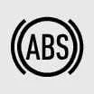 ABS warning light icon on the Kia K4 instrument cluster