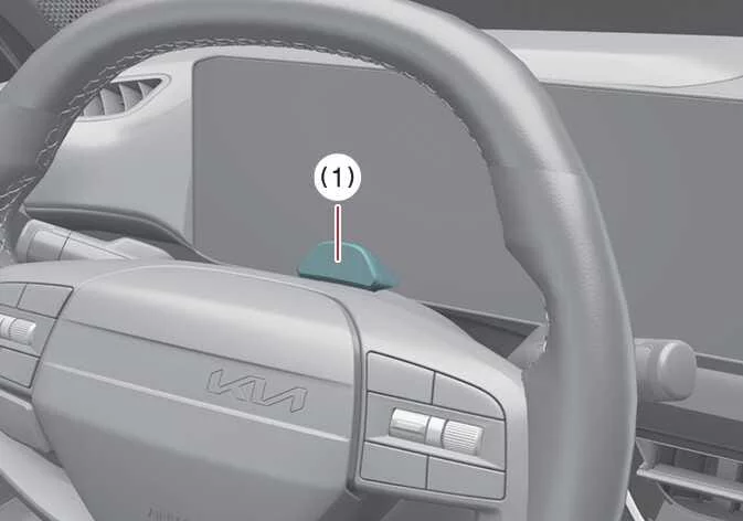 Kia K4 in-cabin FAW monitoring camera location