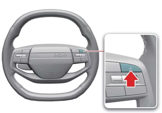 Kia K4 infotainment display showing the AI Assistant active interface