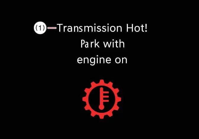 Kia K4 instrument cluster warning for transmission overheating