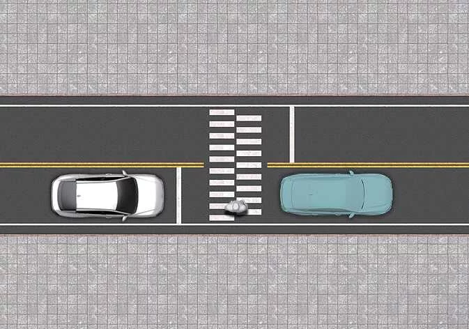 Kia K4 driver vigilance for pedestrians
