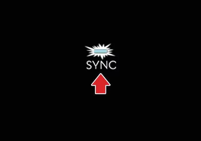SYNC button interface on the Kia K4 climate console