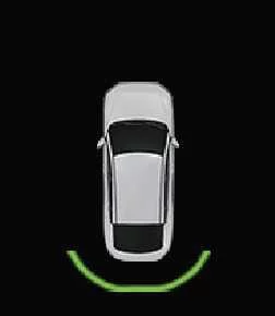 Kia K4 distance warning level 1 cluster icon