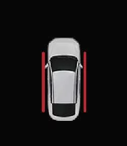 Kia K4 distance warning level 3 critical infotainment icon