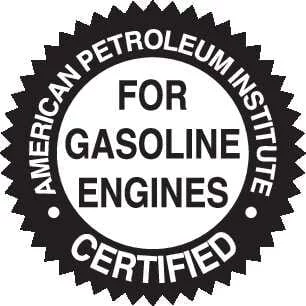 Official American Petroleum Institute API Starburst certification mark for certified engine oils