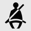 Kia K4 dashboard seat belt warning indicator icon
