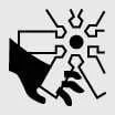 Kia K4 engine bay component safety label